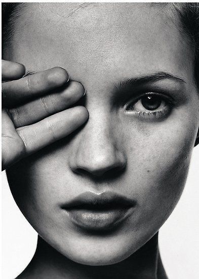 Kate Moss Cover Eye Poster